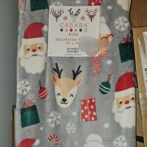 Casaba Christmas blanket